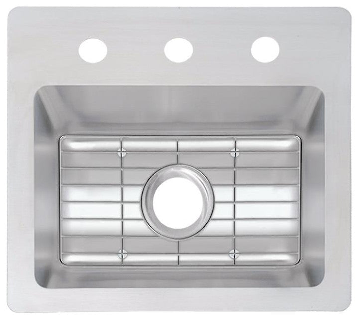 Elkay 15" Bowl Drop In/Undermount Bar/Prep Kitchen Sink, ECTSR15159BG2