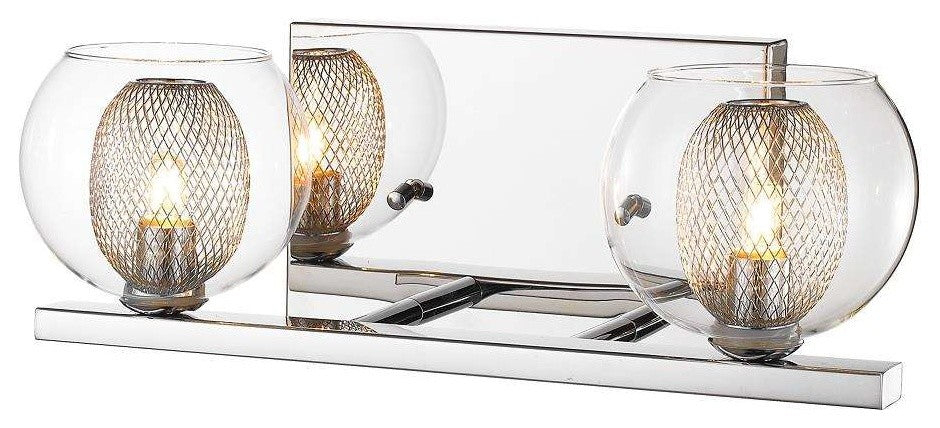 2 Light Vanity Chrome