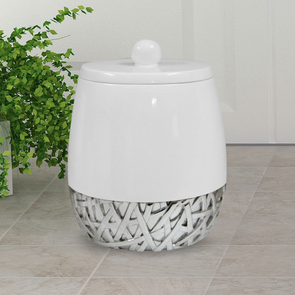 nu steel Bali Cotton Swab Container