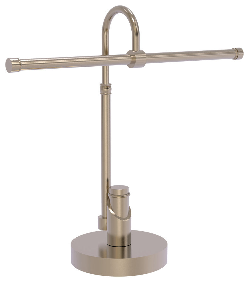 Tribecca 2 Arm Guest Towel Holder, Antique Pewter