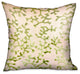 Plutus Sage Reef Apple Green Floral Luxury Throw Pillow, 26"x26"