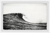"Big Wave Surfing" Framed Painting Print, 36x24