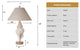 Conch 30" Seashell Coastal Table Lamp, Set of 2