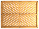 Oceanstar Bamboo Mat With Non-Slip Rubber Feet