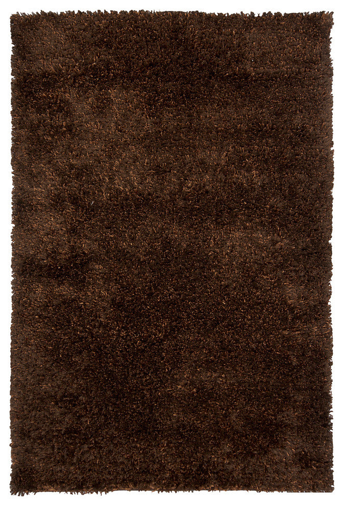 Dior Contemporary Area Rug, Brown and Black, 9'x13' Rectangle