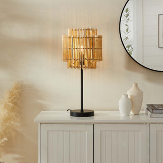 Nourish Bamboo Table Lamp in