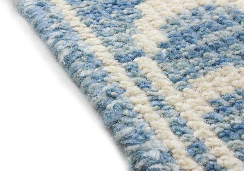 Bashian Delphi Area Rug, Denim, 3.6''x5.6''