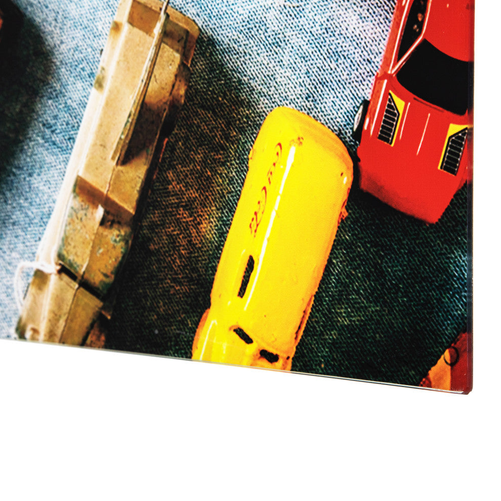 'Playful Collectibles', Photo by Veronica Olson, Printed on Tempered Glass