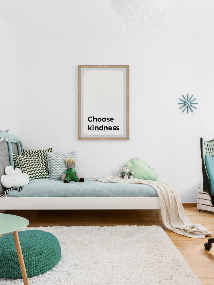"Choose Kindness II" Framed Painting Print, 24x36