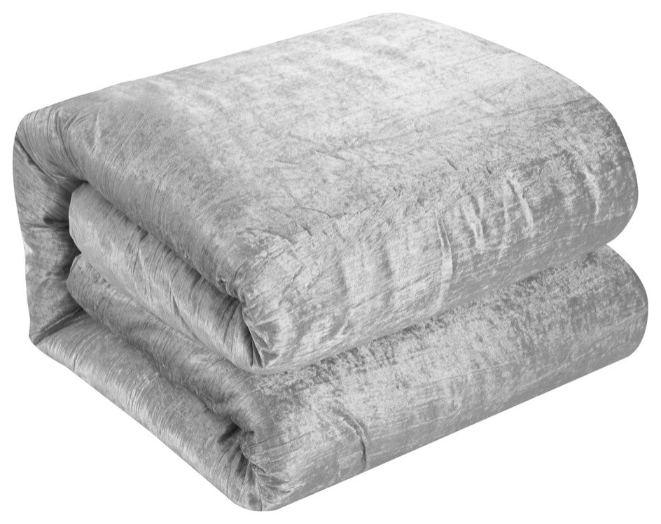 Silver Queen Polyester 220 Thread Count Washable Down Comforter Set