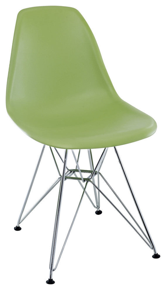 Modern Contemporary Kitchen Dining Side Chair Light Green