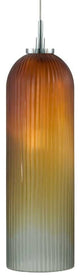 Light Low Voltage Pendant And Canopy Kit, Amber Bronze, Bronze Smoke Gradient Ch