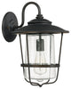 Creekside 1 Light Outdoor Wall Lantern in Old Bronze