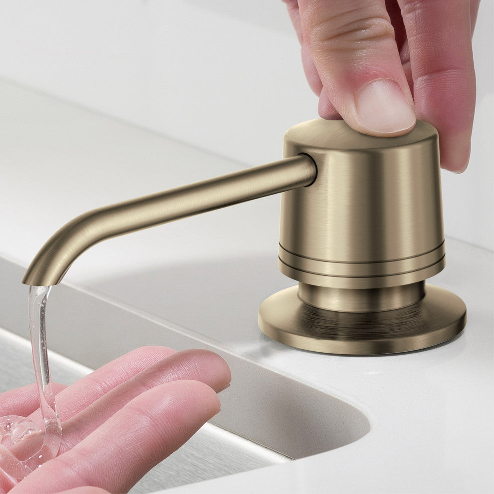 Soap Dispenser, Spot Free Antique Champagne Bronze