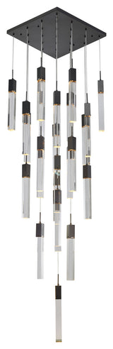 Crystal Cascade Multi-Light Pendant