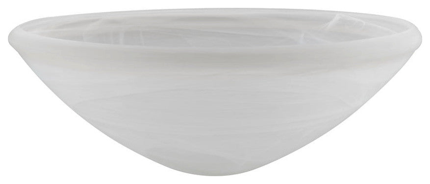 23113-01 Replacement Alabaster Torchiere Lamp Glass 42mm Shade