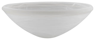 23113-01 Replacement Alabaster Torchiere Lamp Glass 42mm Shade