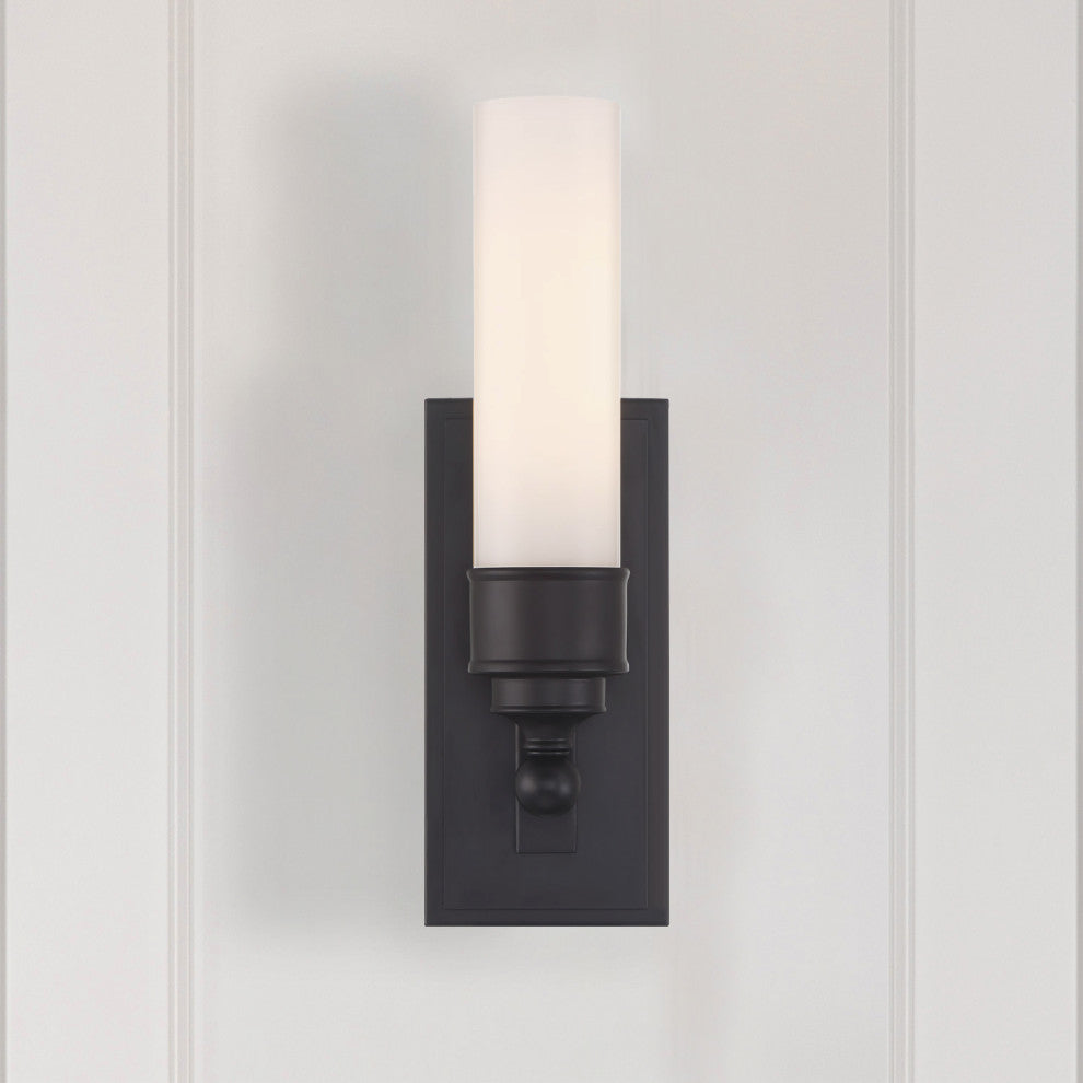 Crystorama Lighting Group WLX-301 Wilcox 15" Tall LED Bathroom - Matte Black