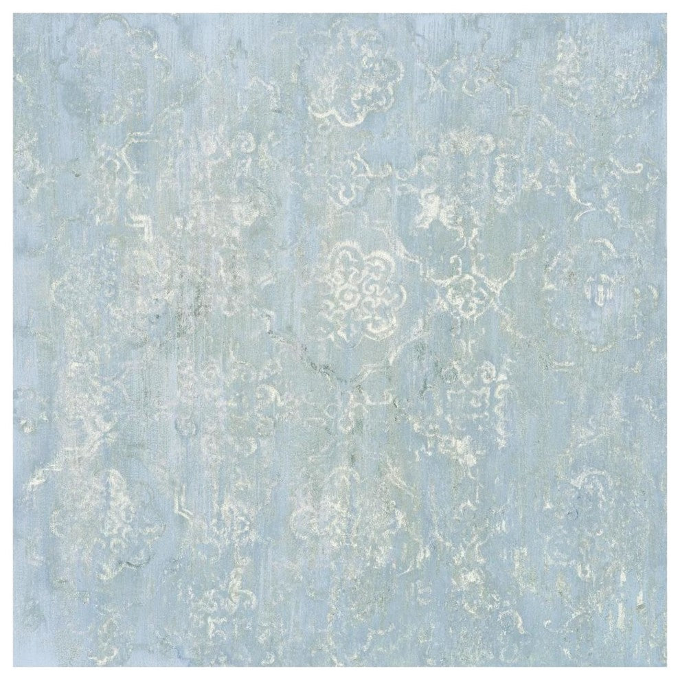 "Narcissus Orchid Cool Pattern I Blue" Paper Print by Cheri Blum, 42"x42"