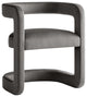 Winslow Performance Velvet Barrel Accent Chair