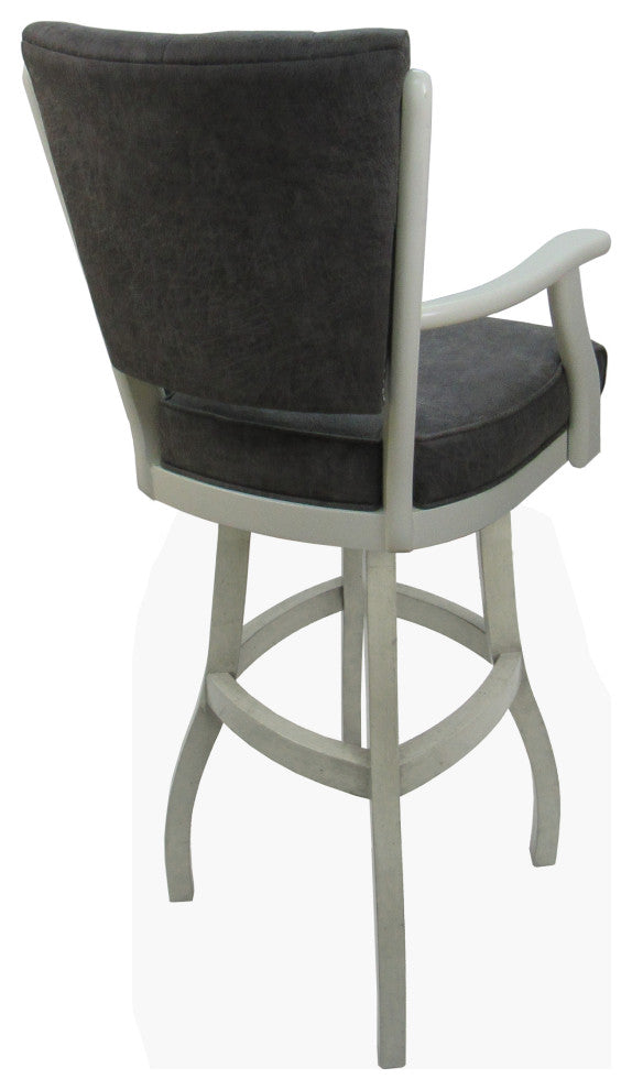Classic Counter Bar Stools 26" 30" Extra Tall 34", Northwest Elk - Antigue White, 26"