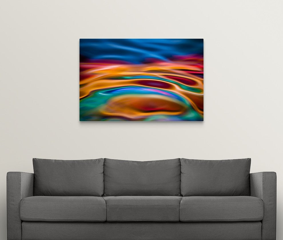 "Prismatic" Wrapped Canvas Art Print, 48"x32"x1.5"