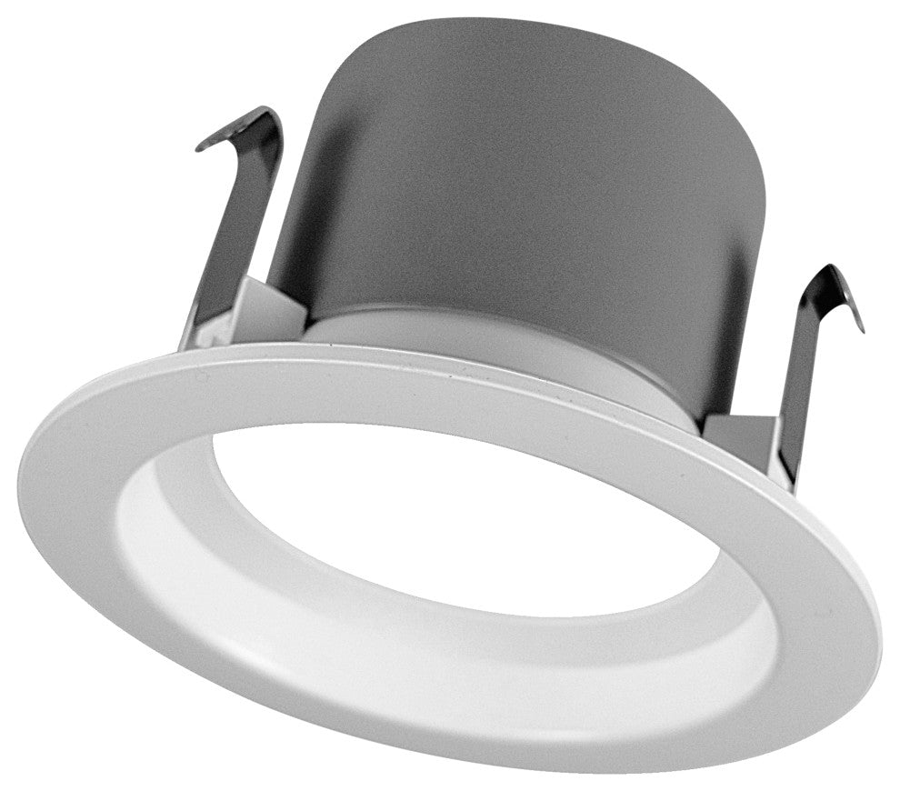 DCR4 LED Recessed Downlight Retrofit Light Fixture, White, Smooth, 2700k