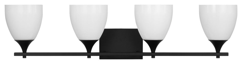 Toffino 4 Light Bath, Midnight Black