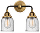 Small Bell Bath Vanity Light, Black Antique Brass, Seedy, Seedy