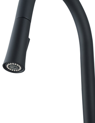 Aria Pull-Down Kitchen Faucet, Matte Black