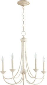 Quorum Lighting (6250-5-70) Brooks Transitional Chandelier in Persian White