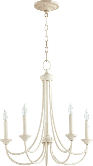 Quorum Lighting (6250-5-70) Brooks Transitional Chandelier in Persian White