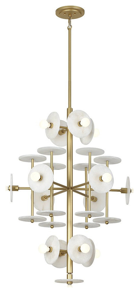 Amani 15-Light Chandelier, Royal Gold