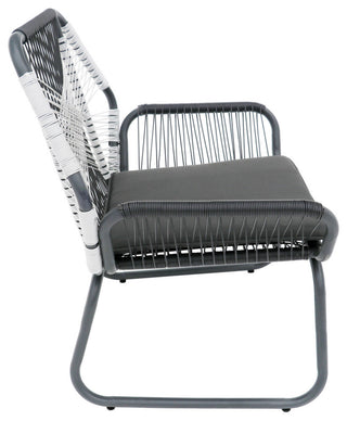 Hannah Outdoor Faux Rattan Club Chair, Set of 2