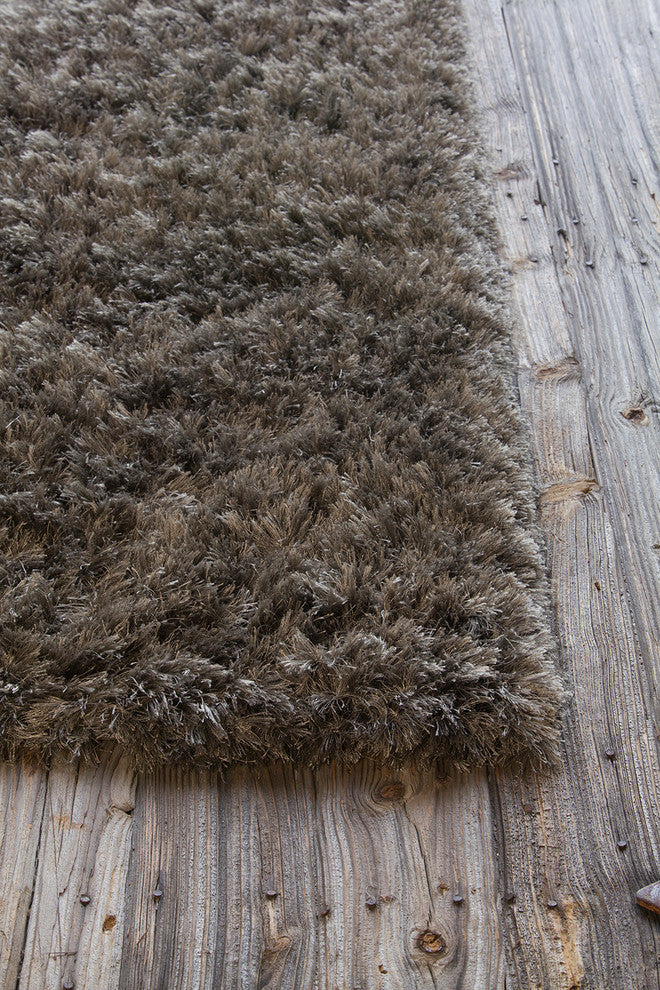 Oyster Contemporary Area Rug, Brown, 5'x7'6"