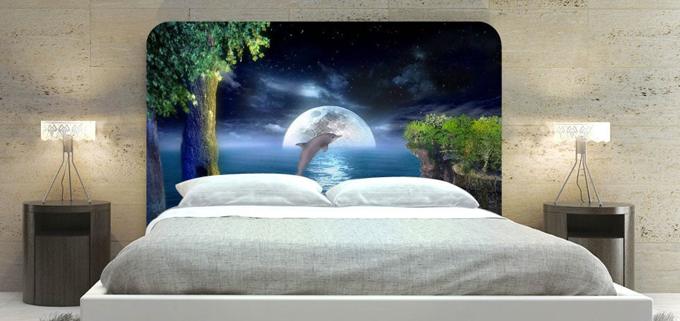 "Flying Dolphin" Headboard