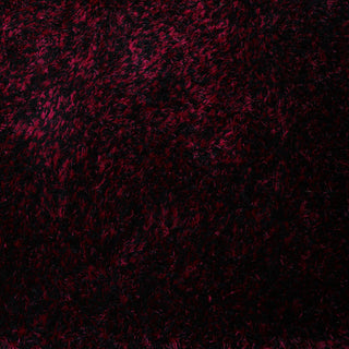 HAND TUFTED SHAG POLYESTER ECO-FRIENDLY AREA RUGS, Violet Black Color, Solid