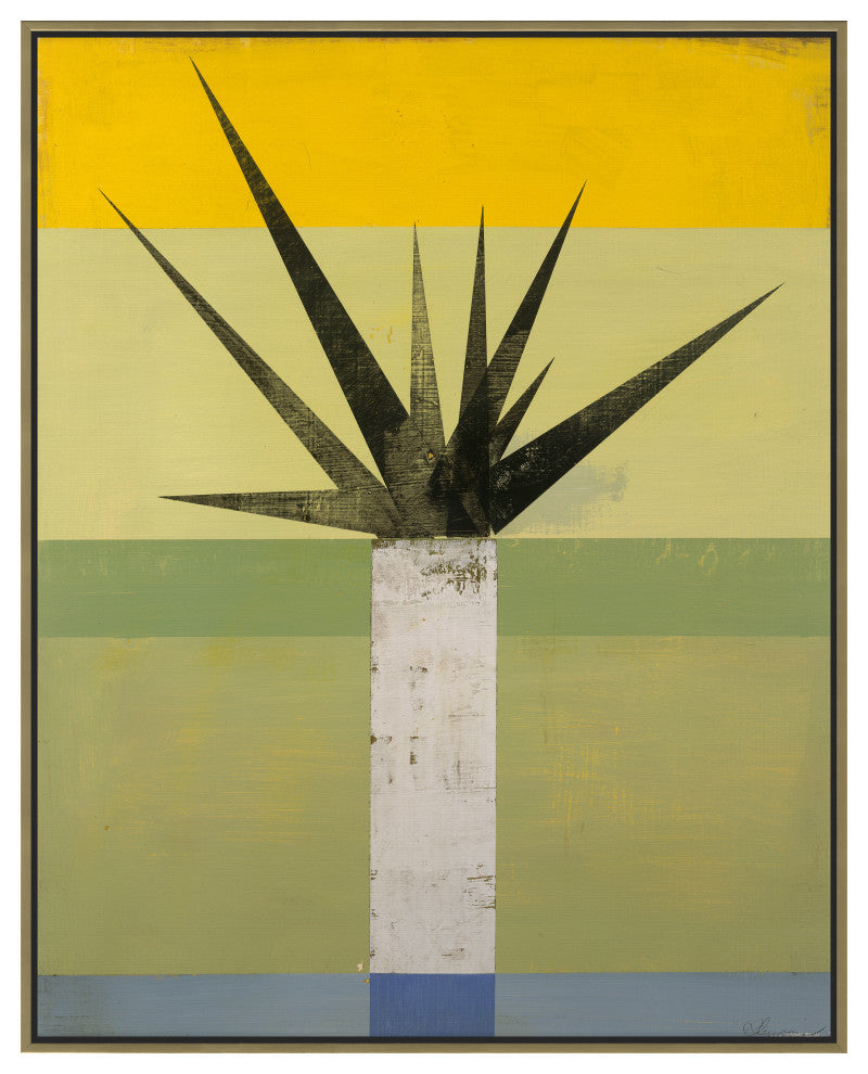 Aloe C Fine Art Print, Gold, 50"x40"