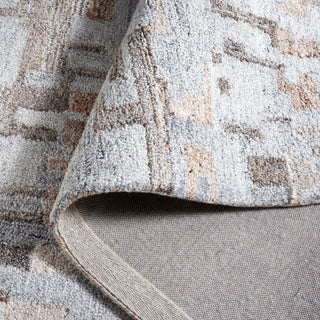 Safavieh Couture Abstract Collection ABT875 Area Rug, Grey/Brown, 8'x10'