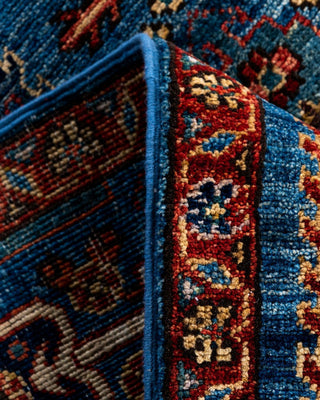 Serapi One-of-a-Kind Hand-Knotted Runner Rug Light Blue, 2' 9" x 11' 10"