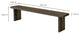 Rustic Monterey Bench - Grey