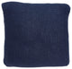 18" X 5" X 18" Transitional Blue Pillow Cover With Poly Insert