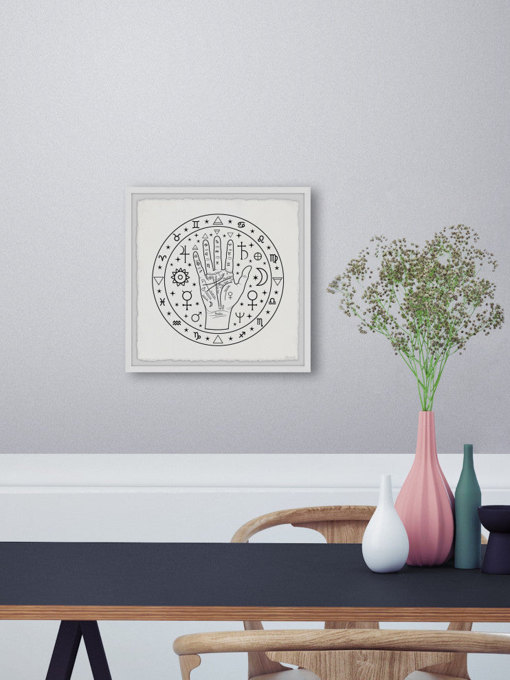 "Everything Is, Your Hands" Framed Painting Print, 24x24