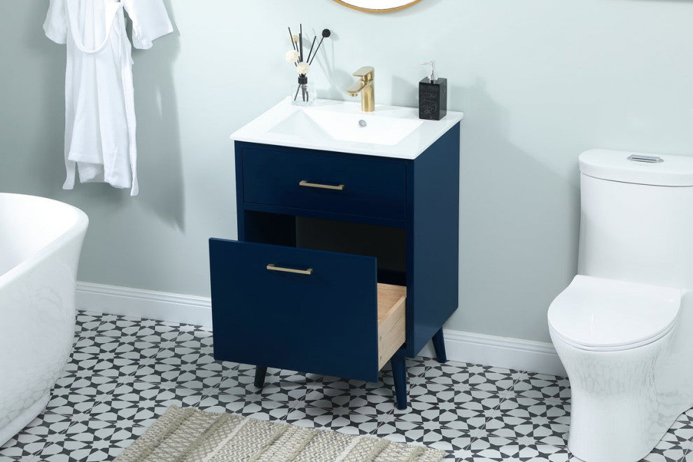 Beatrice 24" Bathroom Vanity, Blue