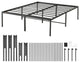 VEVOR Queen Size Bed Frame 18" Metal Bed Frame Platform 1500 lbs Noise Free