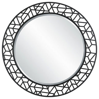 Uttermost Mosaic Metal Round Mirror