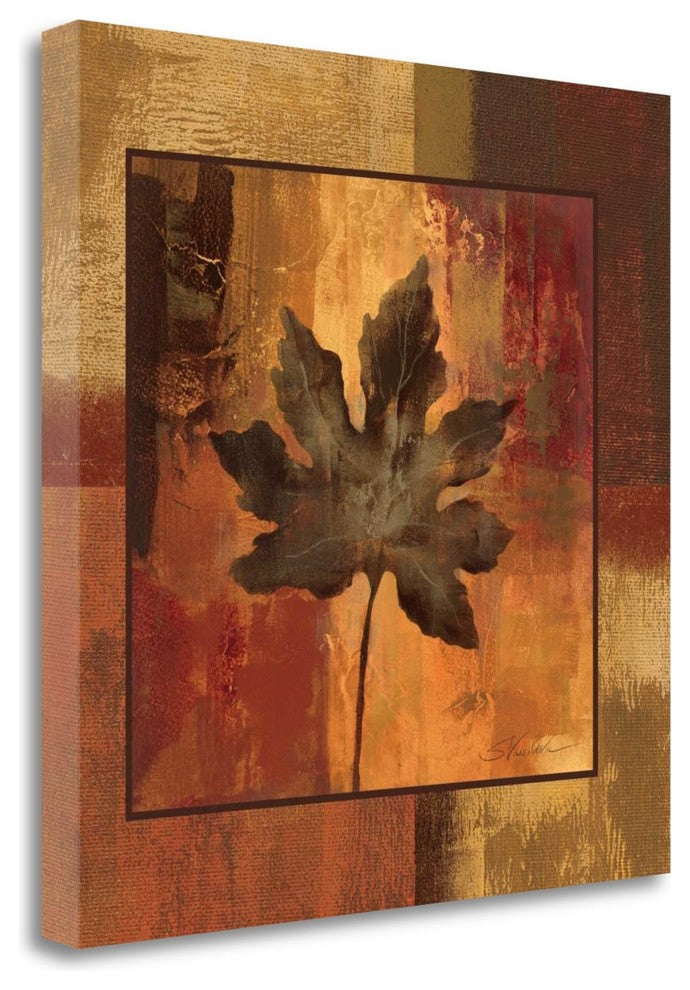 "October Leaf I" By Silvia Vassileva, Giclee Print on Gallery Wrap Canvas