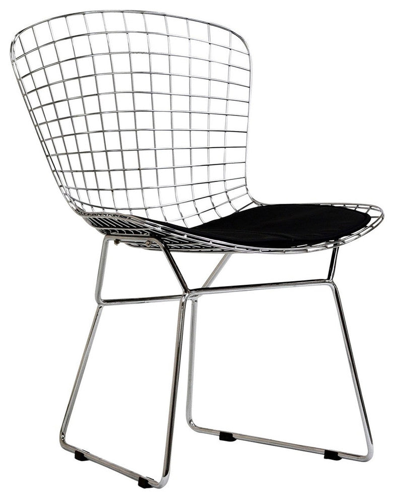 Modern Contemporary Kitchen Dining Side Chair Black
