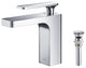 Infinity Single Handle Bathroom Faucet KBF1006, Chrome, W/ Drain