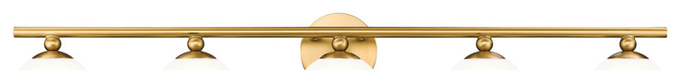 Z-LITE 5-Light Vanity, Modern Gold